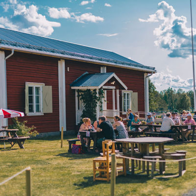 Utefika på hembygdsgården