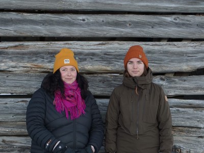 Moa Olsson och Sofia Johansson. 